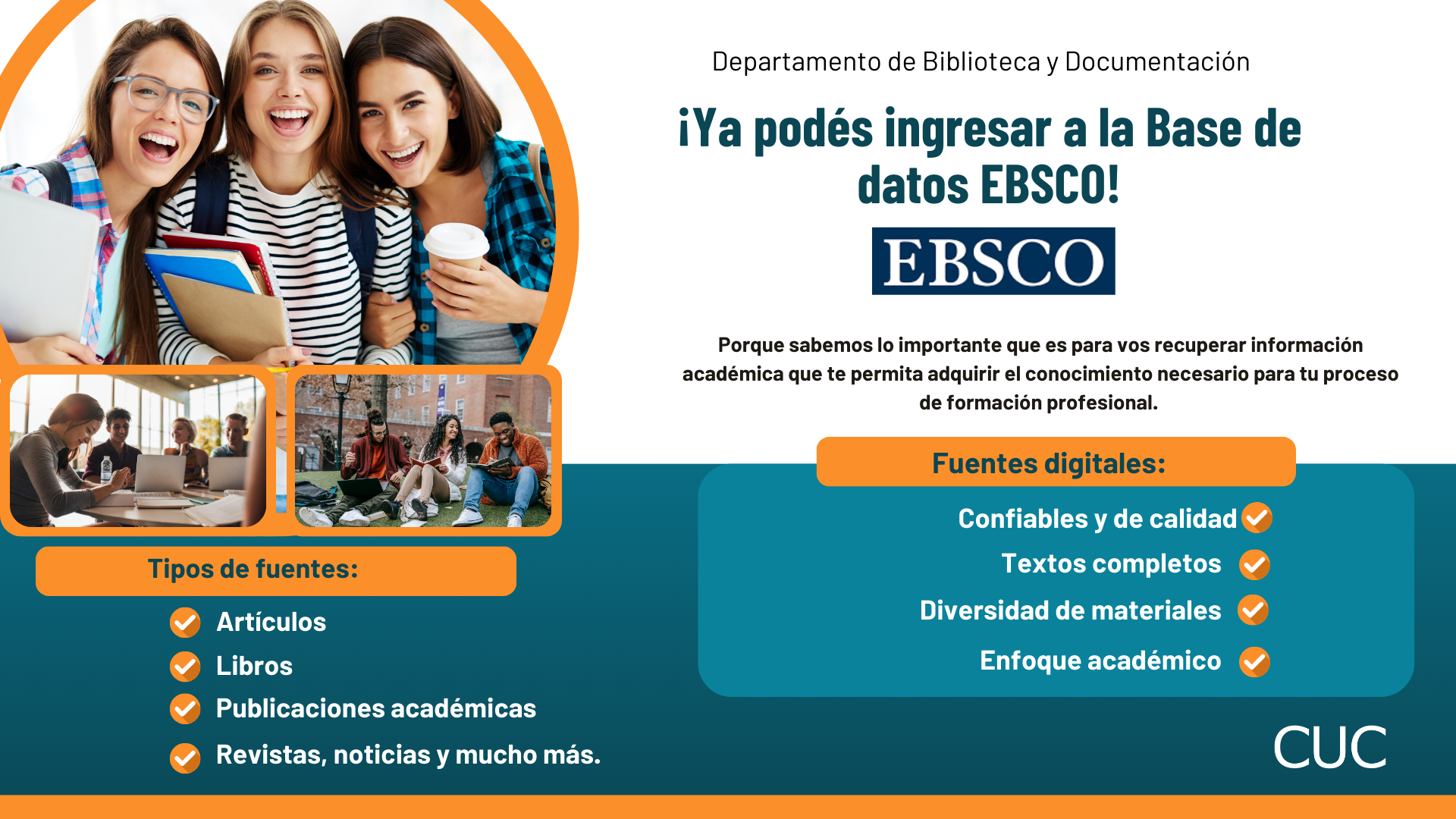 Departamento de Biblioteca y Documentación 